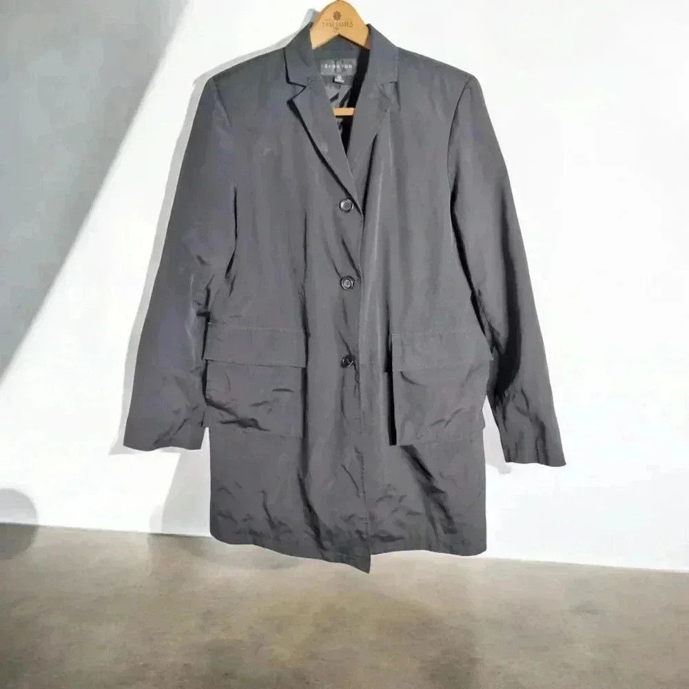 Vintage Black 3/4 length All weather nylon jacket by Braetan sz M Size M / US 6-8 / IT 42-44 - 1 Thumbnail