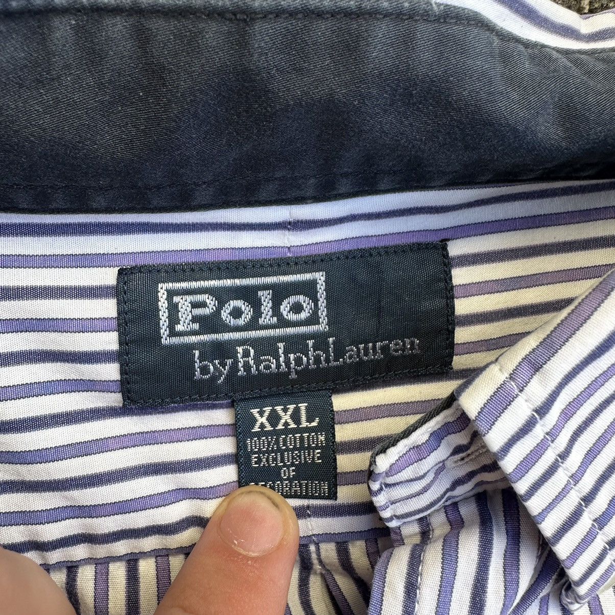 Polo Ralph Lauren Vintage Polo Ralph Lauren Shirt Strips Button Up Streetwear Size US XL / EU 56 / 4 - 8 Thumbnail