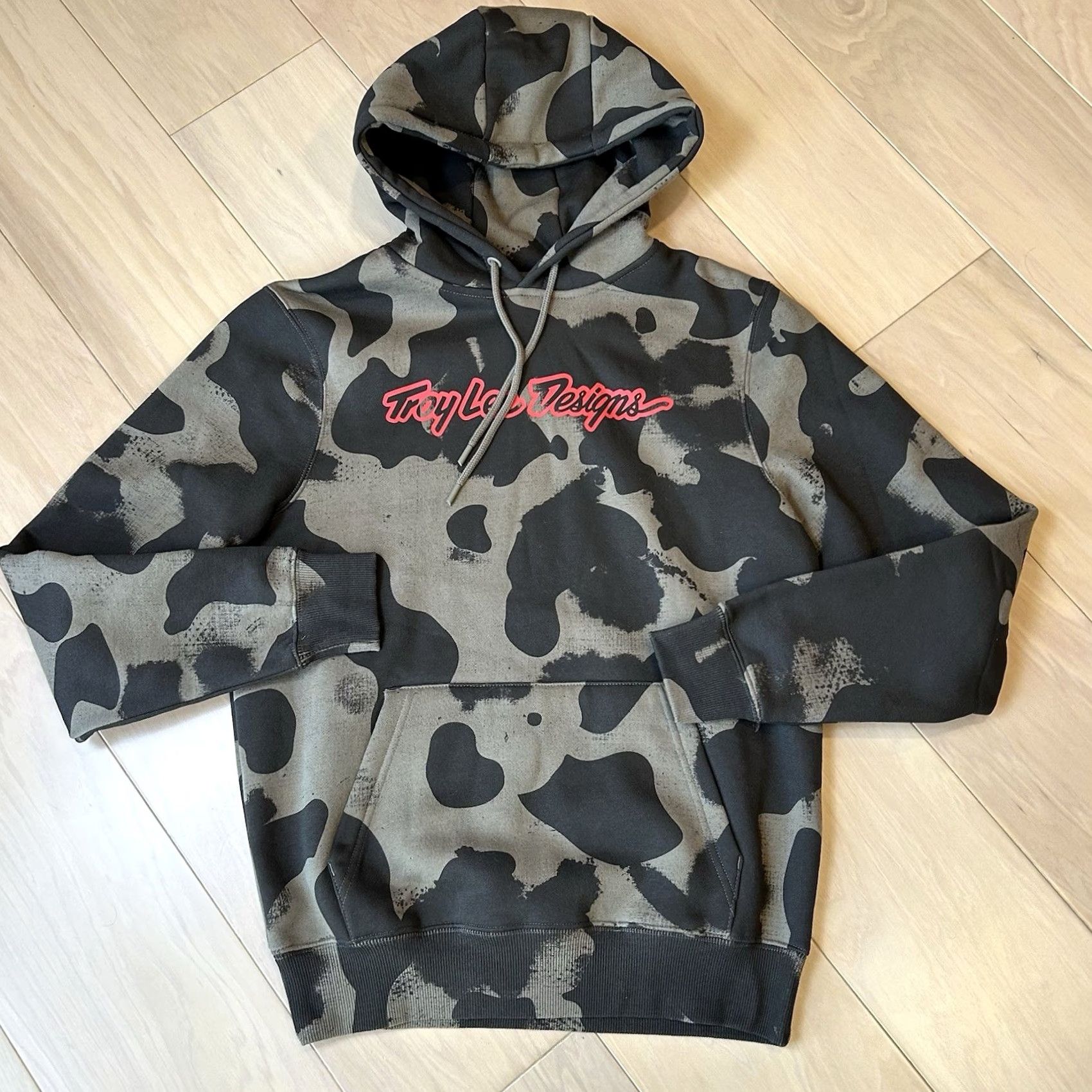 AMO Troy Lee Designs Hoodie Olive Camo Long Sleeve Men’s Small Size US S / EU 44-46 / 1 - 2 Thumbnail