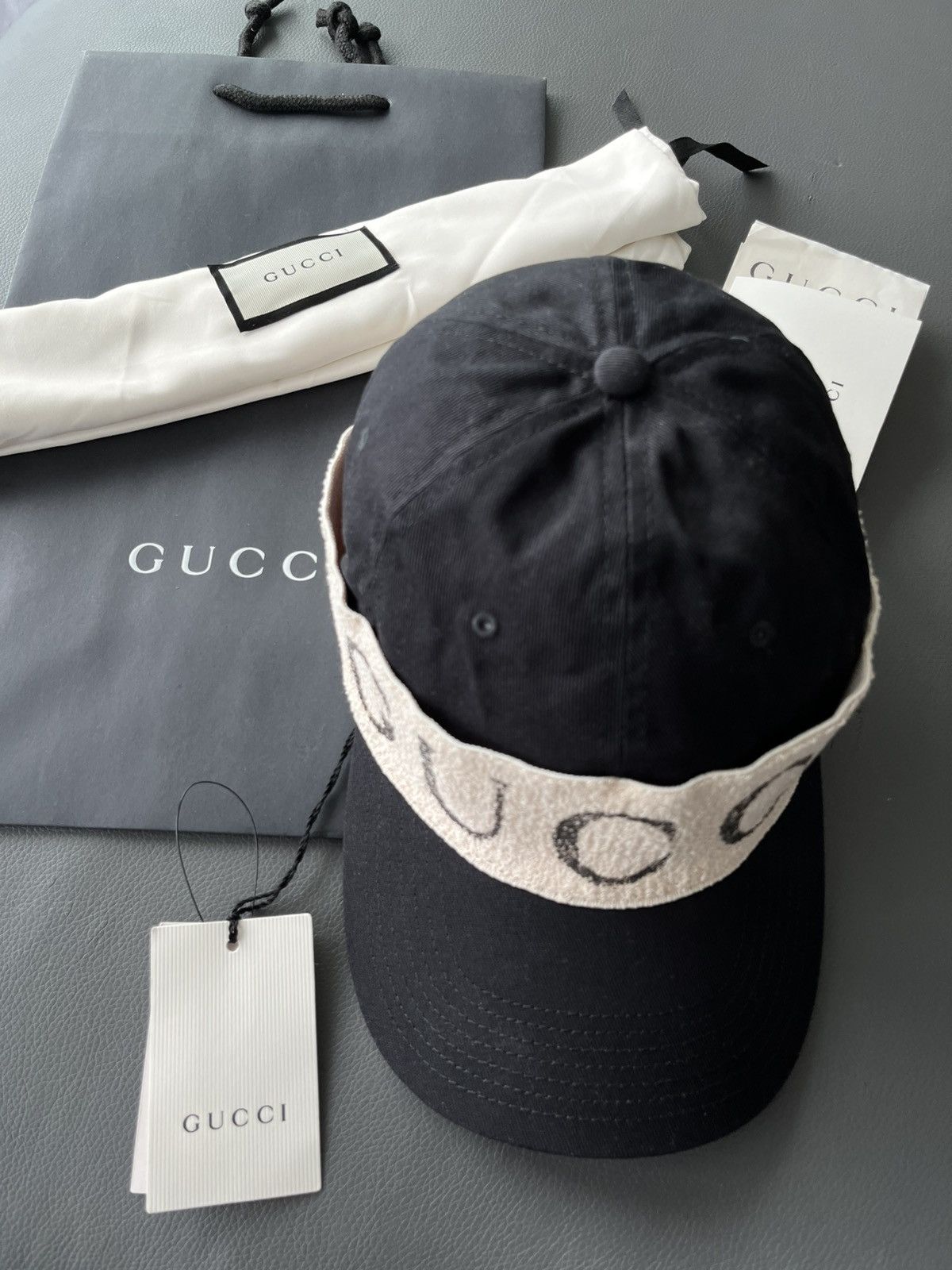 Gucci Gucci Runway Logo Baseball Hat Brand New Limited Edition Size ONE SIZE - 4 Thumbnail
