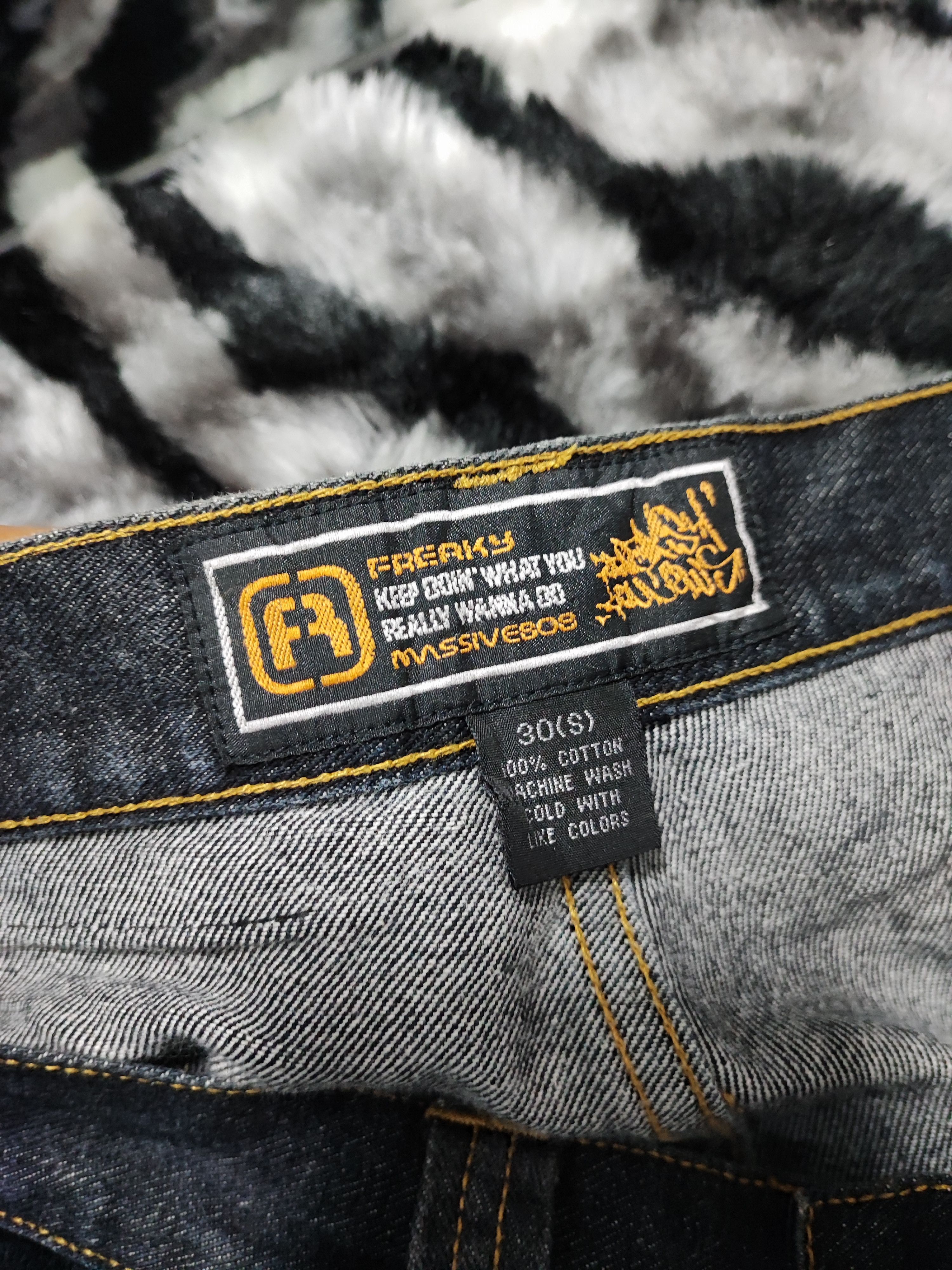 Massive Baggy Skater Pants Freaky Massive Denim Size US 30 / EU 46 - 6 Thumbnail