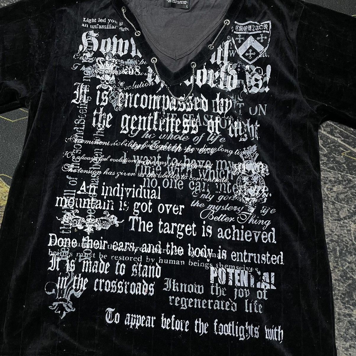 If Six Was Nine × Japanese Brand × KMRii 💥JapaneseBrand Collins Chainsneck Longsleve Tees Size US L / EU 52-54 / 3 - 3 Thumbnail