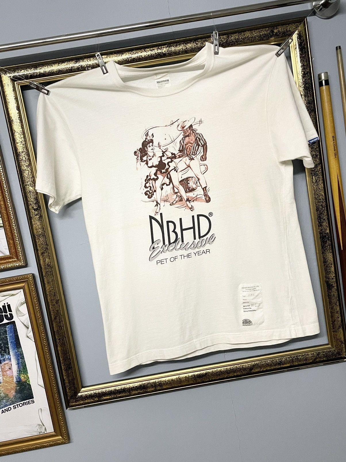 Neighborhood Vintage Designer Neighborhood Naked Cowboy Tehcnical Tee Size US M / EU 48-50 / 2 - 2 Thumbnail