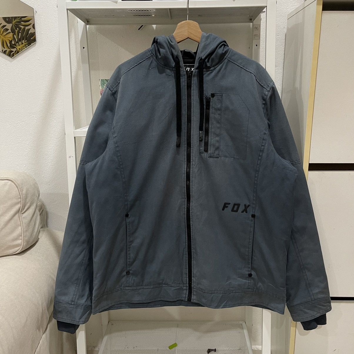 Fox Racing Vintage Fox Hoodie Zipper Jacket Size US XL / EU 56 / 4 - 18 Thumbnail