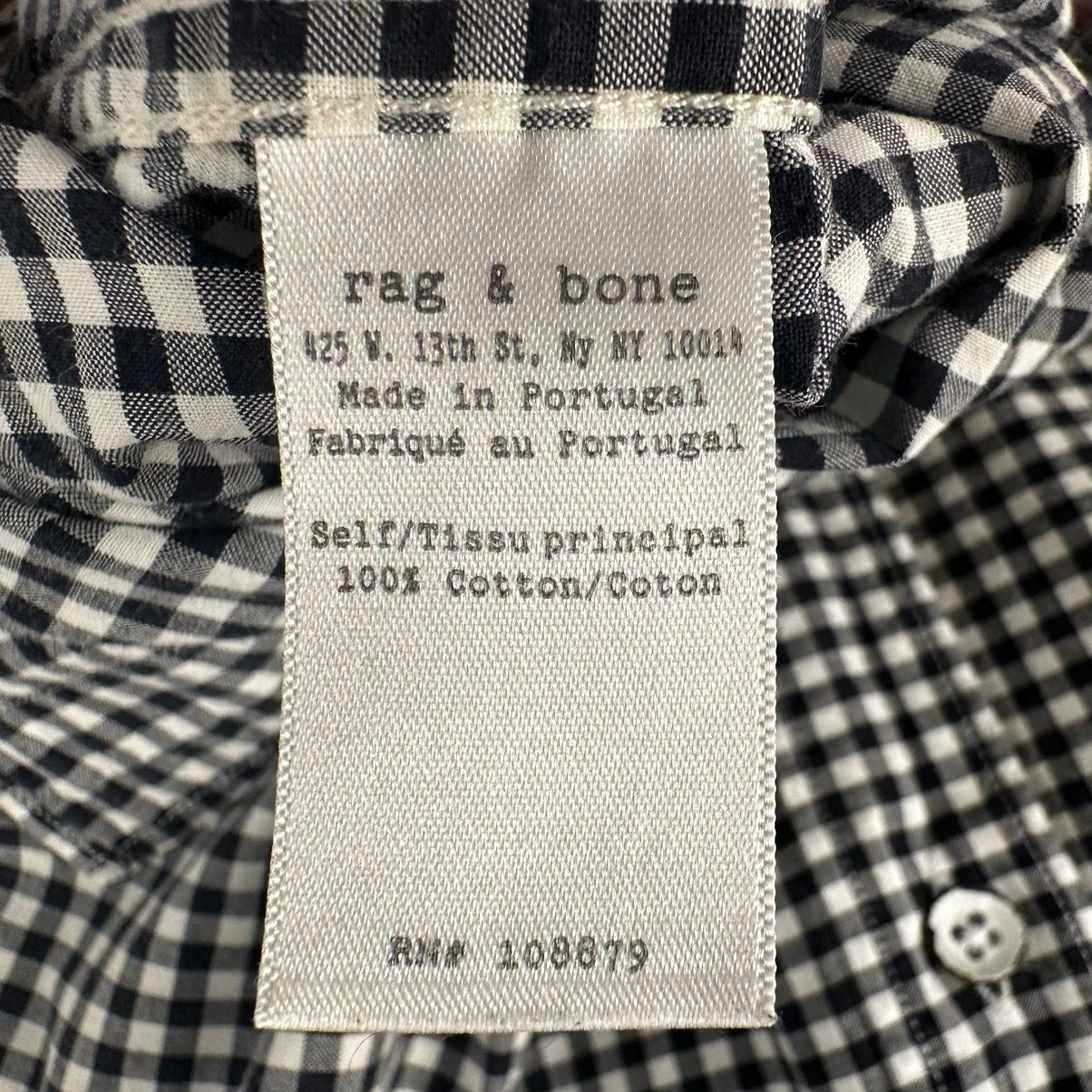 Rag & Bone Rare Classic Rag & Bine Small Plaid Pattern Shirt Size US XS / EU 42 / 0 - 5 Thumbnail