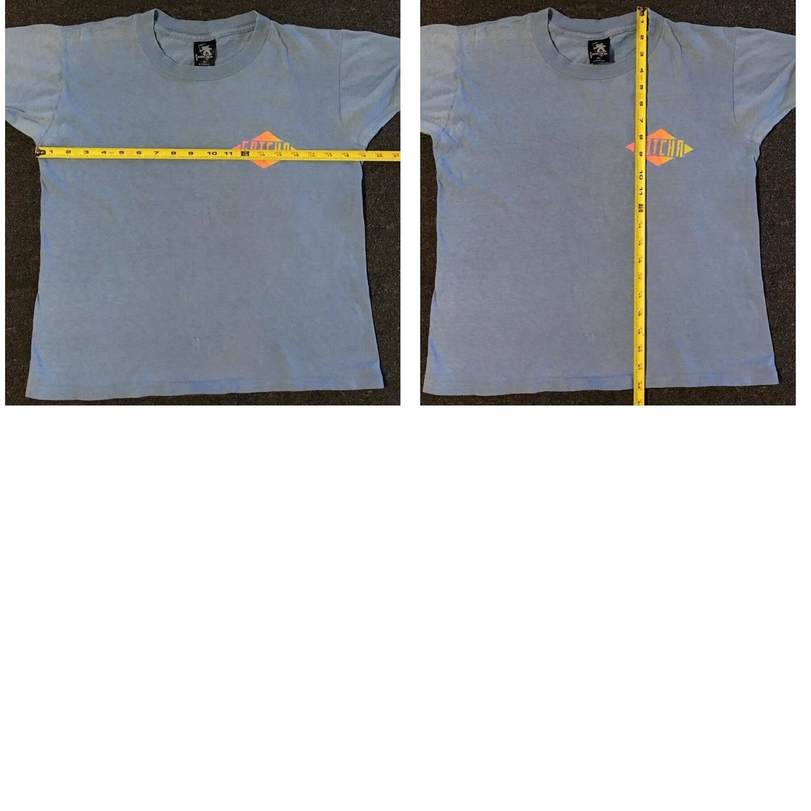 Gotcha VINTAGE Gotcha Shirt XS Surf Grunge 90s Distressed Boardriding Blue T-Shirt Mens USA Size US XS / EU 42 / 0 - 11 Thumbnail