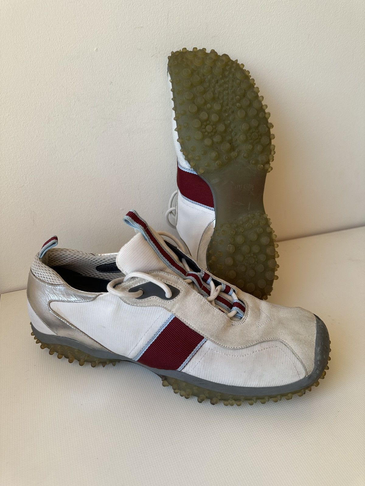 Miu Miu Miu Miu Bubble sole square toe sneakers F/W99 spike shoes 
