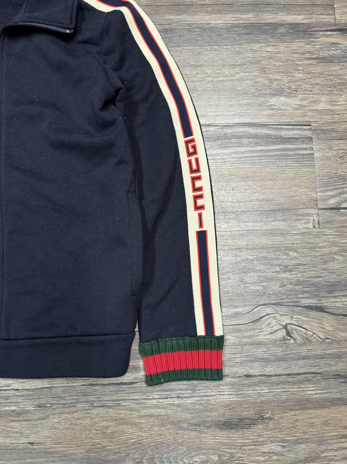 Gucci Gucci Zip Up Track Jacket Size L / US 10 / IT 46 - 2 Thumbnail