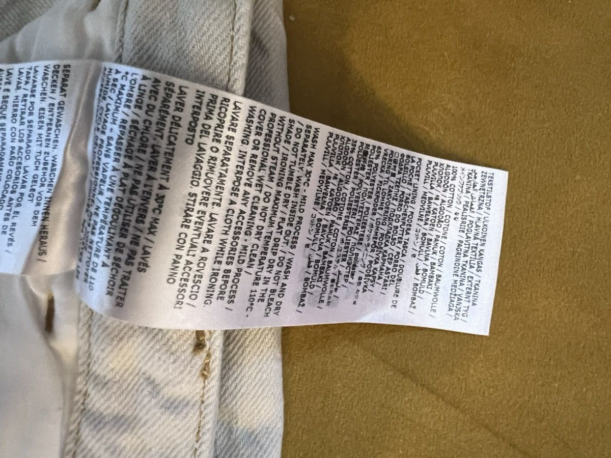 Maison Margiela SS23 hand-painted stone-washed denim shorts, sz 32–34, Italy Size US 32 / EU 48 - 20 Thumbnail