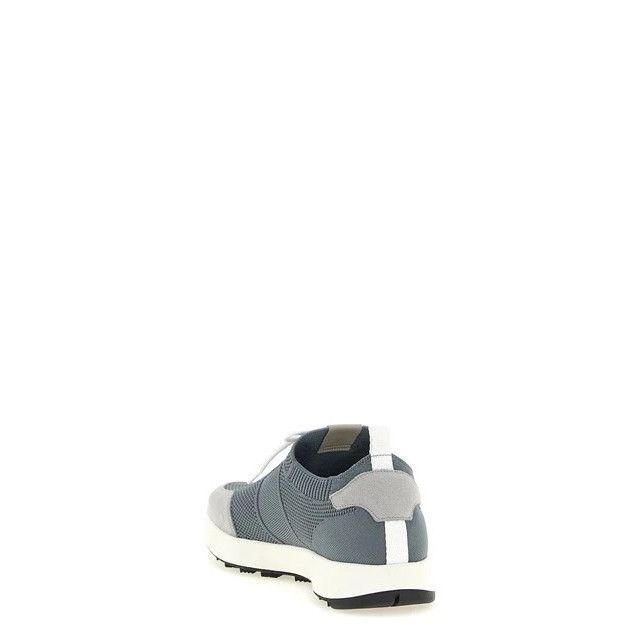 Kiton KITON Gray Technical cotton Sneakers New & Authentic (Men's Size US 8 / EU 41 - 3 Thumbnail