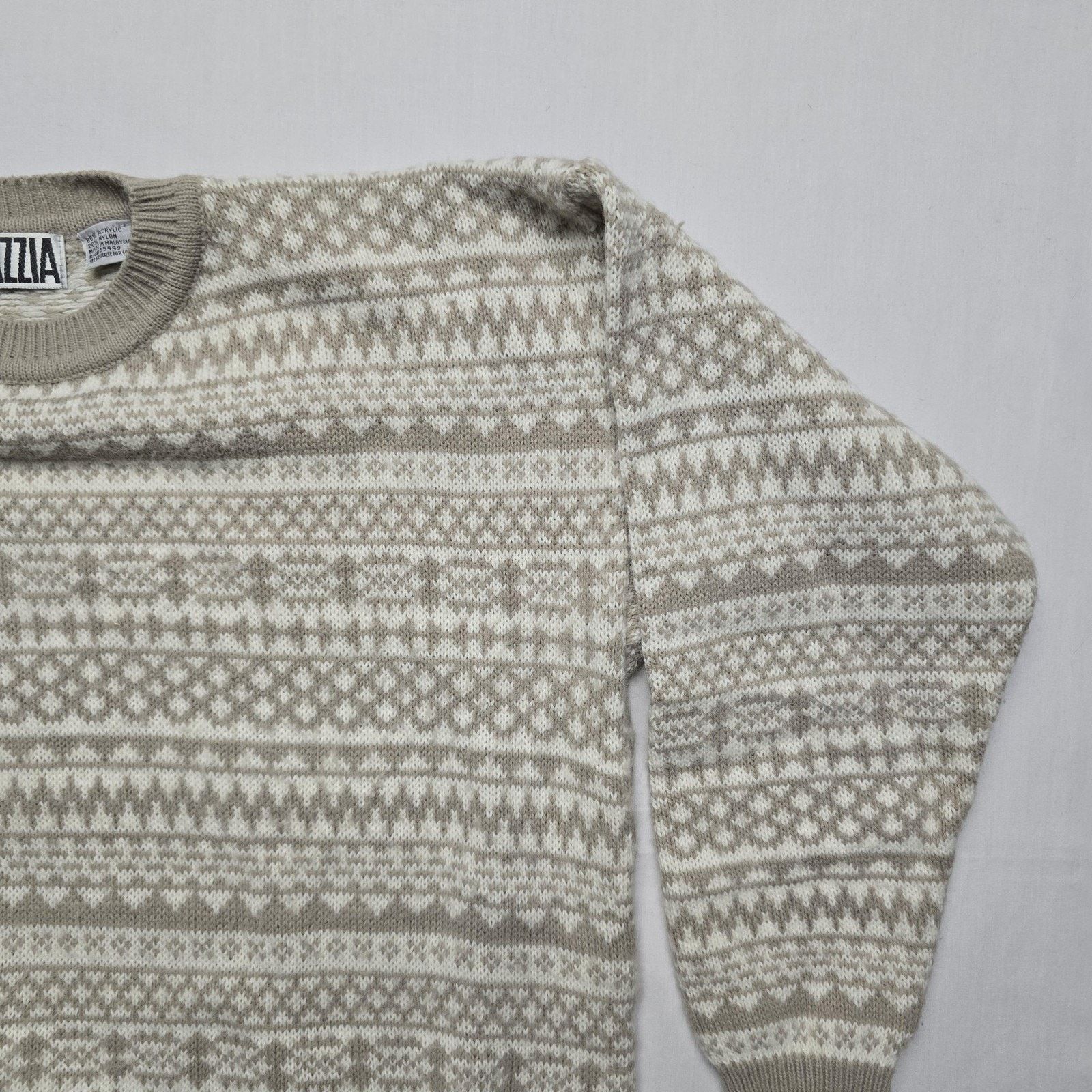 Vintage Vintage Tarazzia Sweater M Fair Isle Knit Pullover Crewneck Size US M / EU 48-50 / 2 - 6 Thumbnail