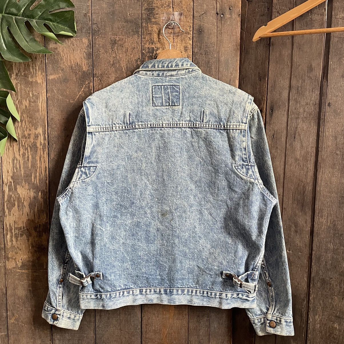 Vintage × Wrangler Vintage Wrangler Denim Trucker Jacket Size US M / EU 48-50 / 2 - 2 Thumbnail