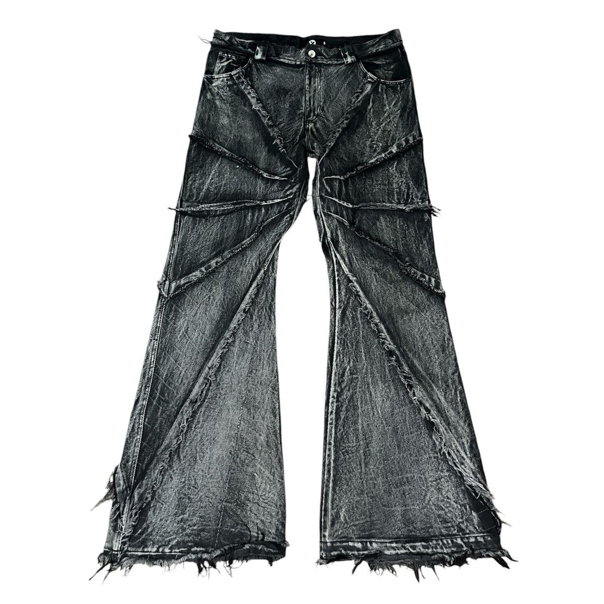 Archival Clothing × Avant Garde × Japanese Brand Cyvist Flared Webbed ...
