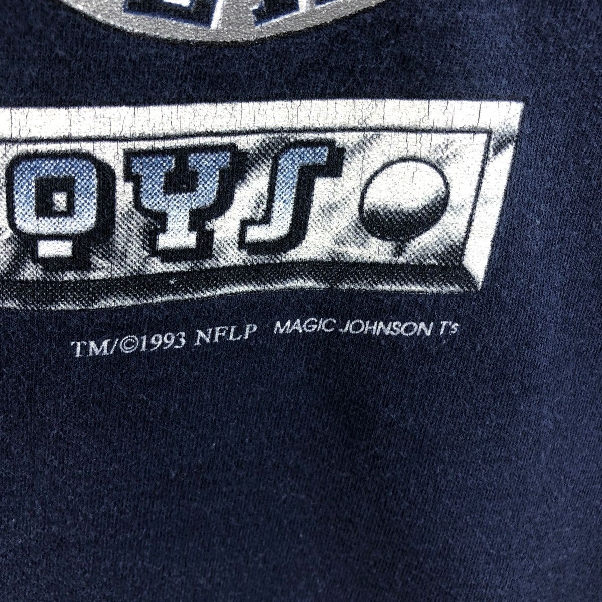 NBA × NFL × Vintage Pick!! Vtg 1993 NFLP DALLAS COWBOYS Tee Tshirt Size US L / EU 52-54 / 3 - 7 Thumbnail