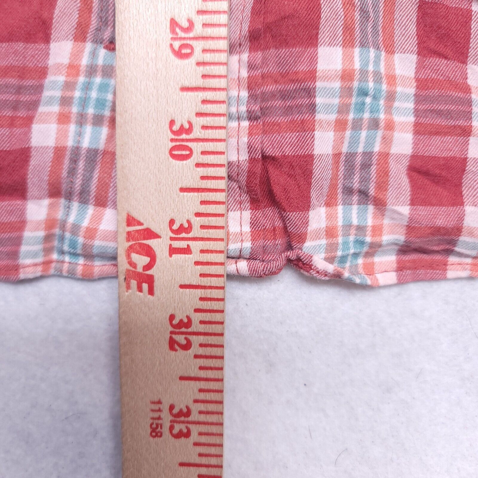 Arrow Arrow Tartan Flannel Casual Shirt Mens Size Large L Red Blue Size US L / EU 52-54 / 3 - 7 Thumbnail