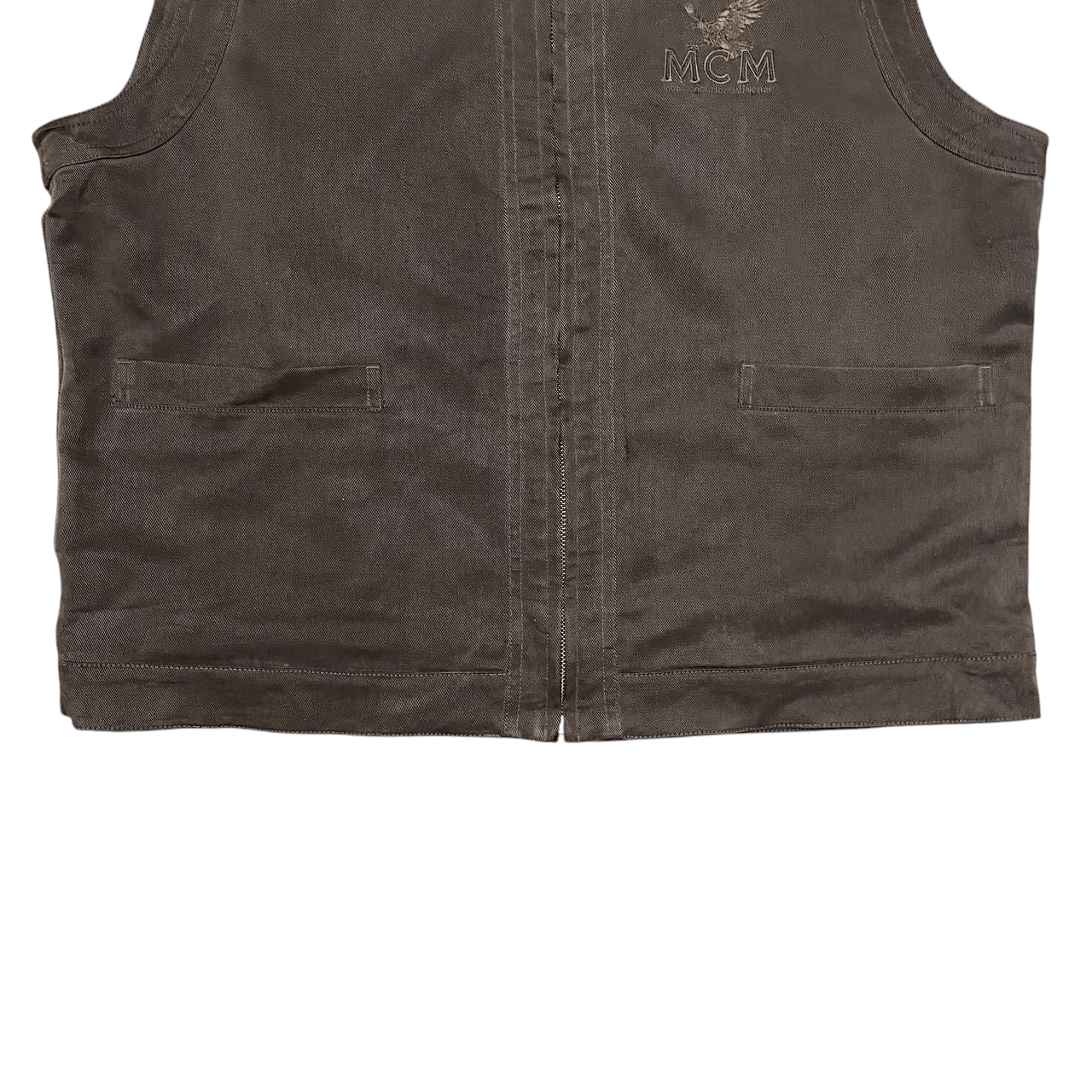 MCM Vintage MCM Legere Zipper Vest Size US L / EU 52-54 / 3 - 3 Thumbnail