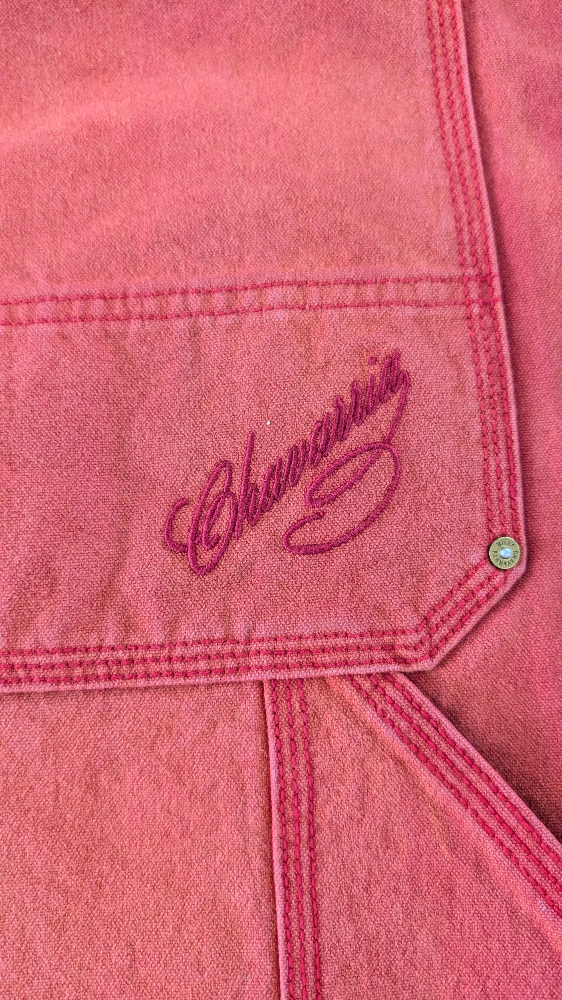 Willy Chavarria Willy Chavarria Red Workwear Toluca Pant Small Size US 38 / EU 54 - 6 Thumbnail
