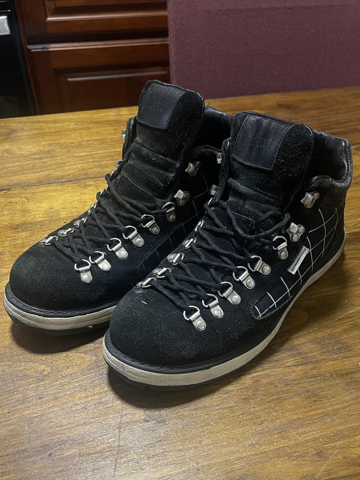image of A F F A x Visvim Affa Serra Hiking Boot in Black, Men's (Size 10)