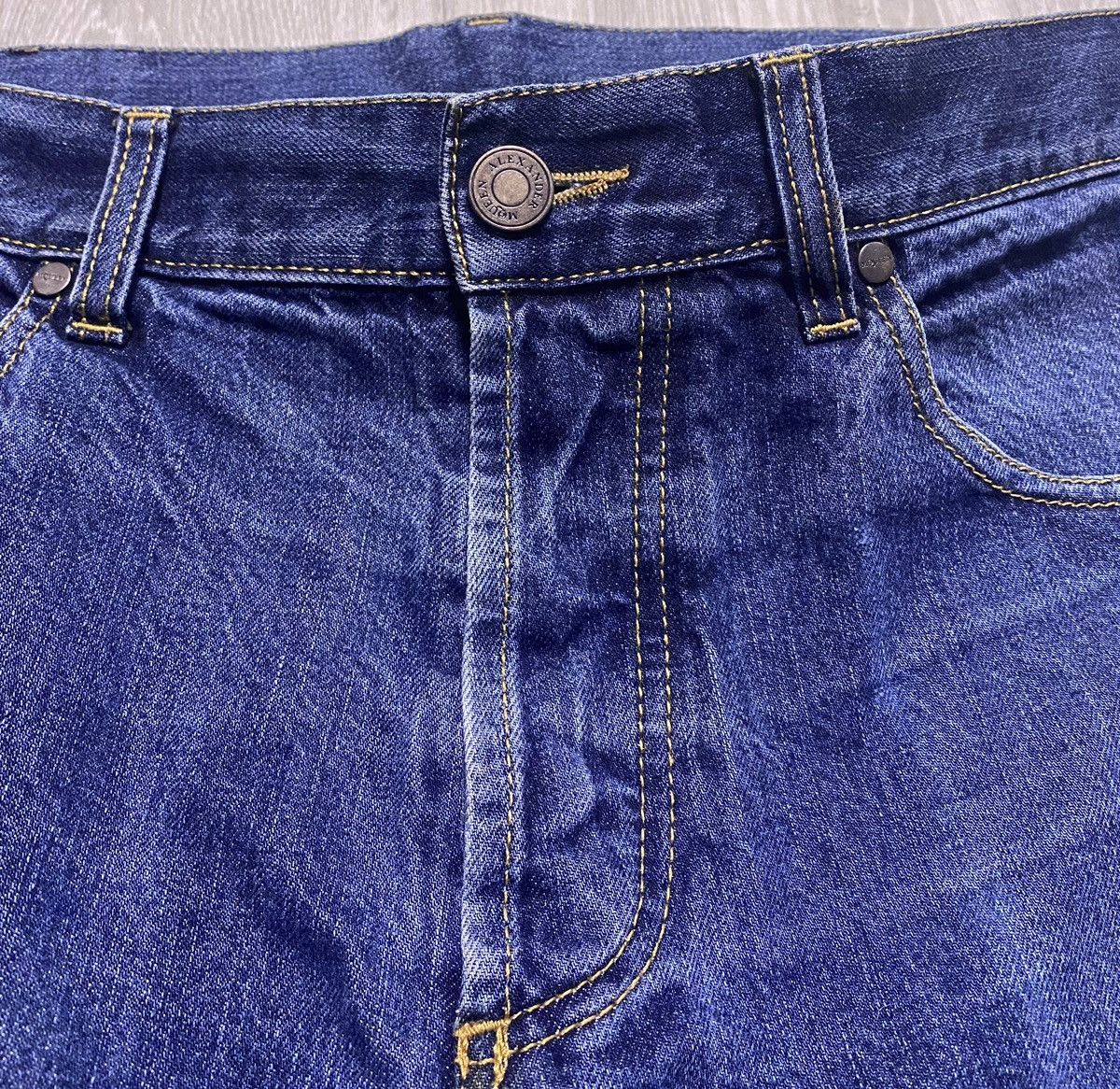 Alexander McQueen Alexander McQueen Main Line 2011 Washed Selvedge Denim Jeans Size US 34 / EU 50 - 13 Thumbnail