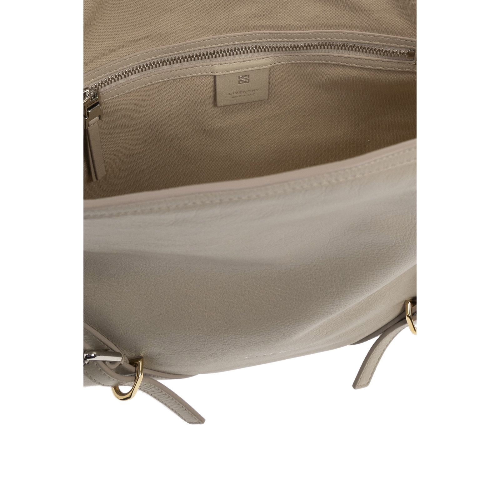 Givenchy GIVENCHY Medium Voyou Cream Beige Grained Leather Shoulder B Size ONE SIZE - 4 Thumbnail