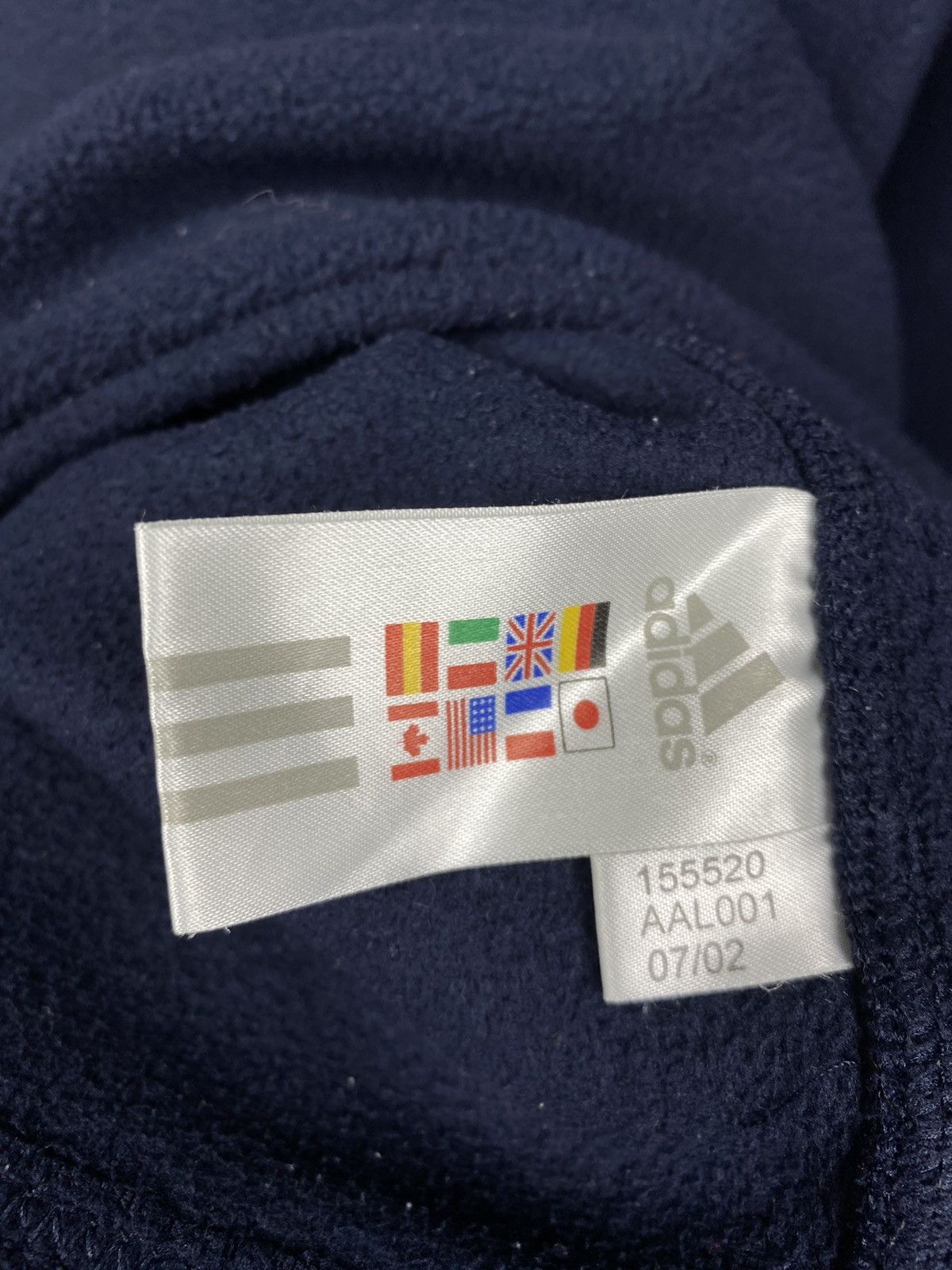 Adidas × Vintage Vintage 90s Adidas Fleece Sweatshirts Streetwear Style RARE! Size US M / EU 48-50 / 2 - 8 Thumbnail
