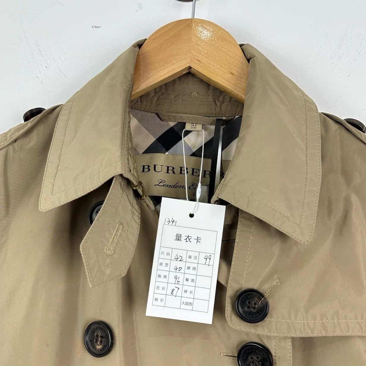 Burberry Burberry Nylon Double-Breasted Trench Coat Size US XXS / EU 40 - 3 Thumbnail