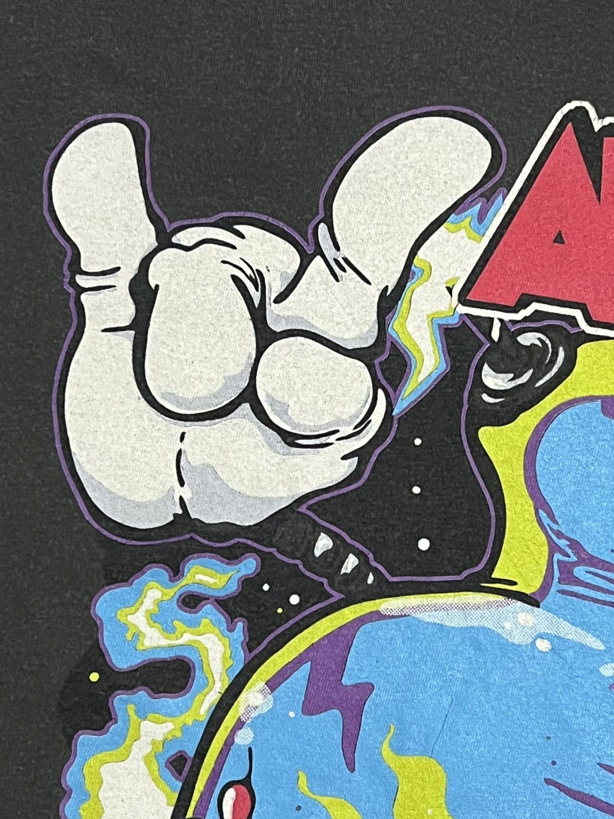 Band Tees “Abandon All Ship” Skull Graphic Tee Y2K Fade Streetwear Size US M / EU 48-50 / 2 - 9 Thumbnail