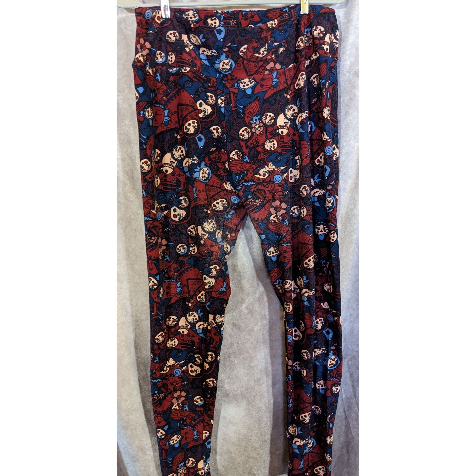 Other LuLaRoe Nesting Doll Print Leggings Tall & Curvy Size 34" / US 12 / IT 48 - 1 Thumbnail