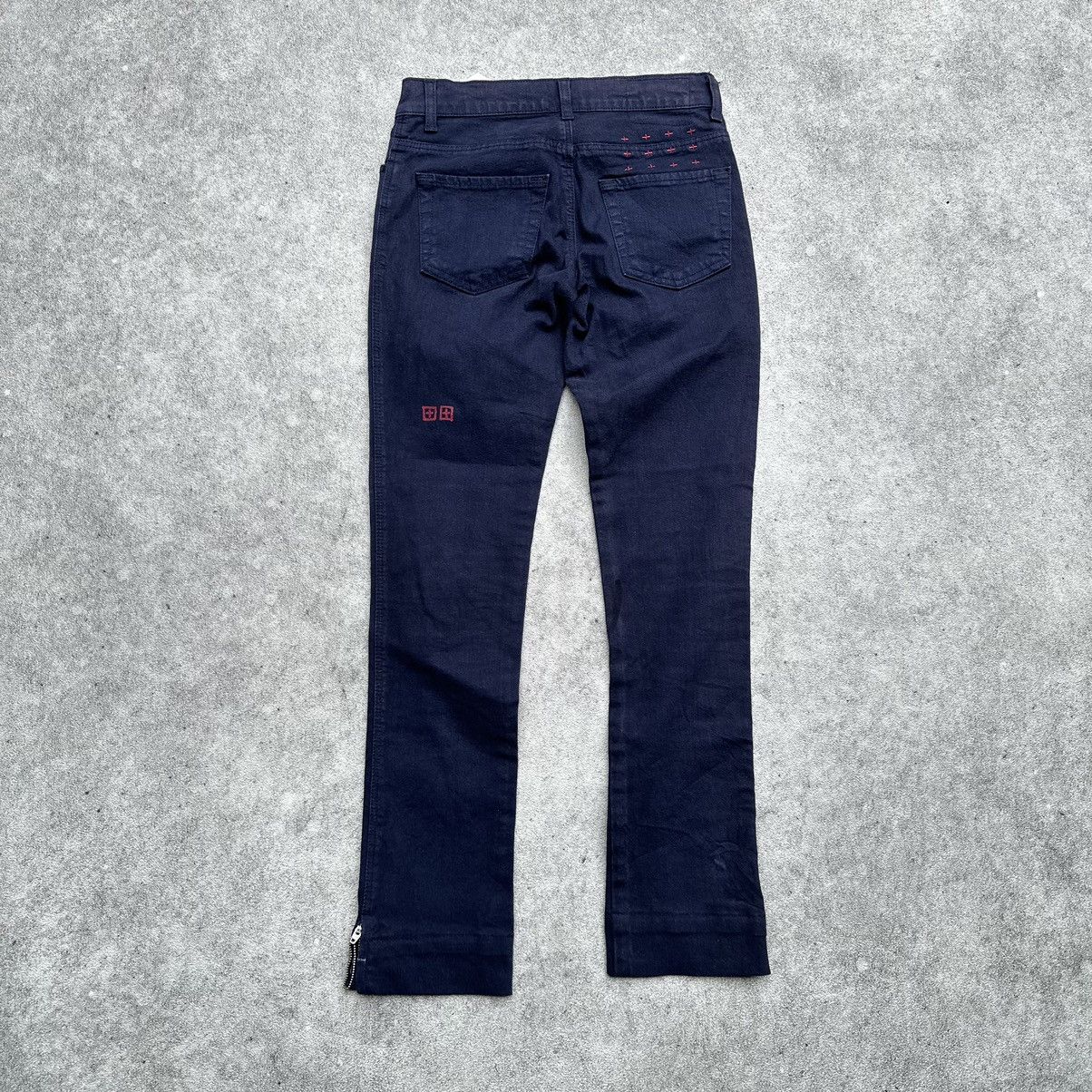 Ksubi 00s Ksubi Navy Slim Denim Jeans Size US 26 / EU 42 - 2 Thumbnail