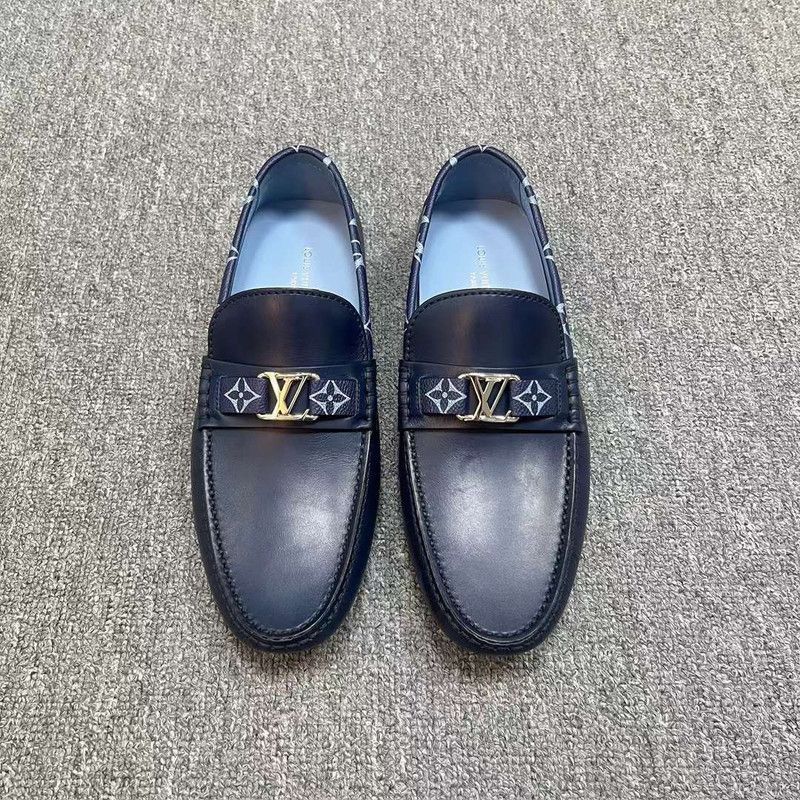 Louis Vuitton Louis Vuitton Stylish Blue Moccasin Loafers -2508 Size US 8 / EU 41 - 1 Thumbnail