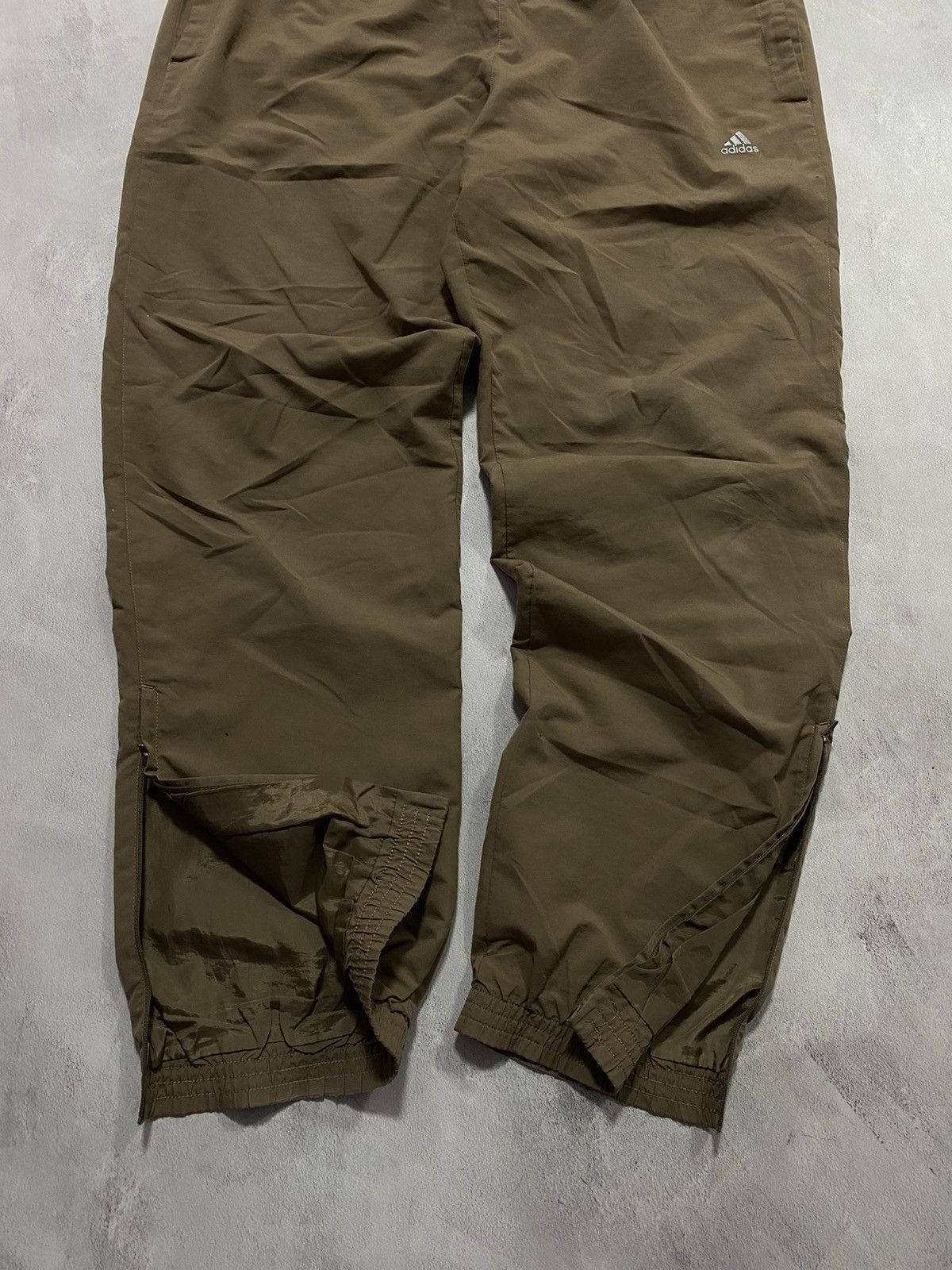 Adidas × Vintage Vintage Track Pants Baggy Oversized Adidas Brown Logo XL-XXL Size US 40 / EU 56 - 4 Thumbnail