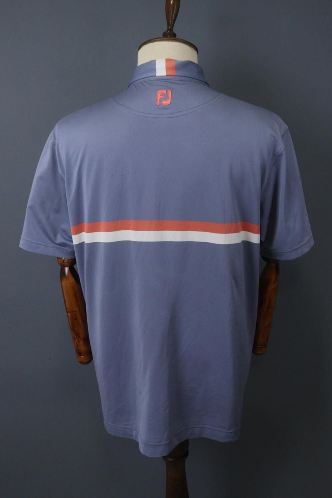 Fjallraven FJ Blue Detail Striped Collared Front Polo Shirt Size 2XL Size US XXL / EU 58 / 5 - 9 Thumbnail