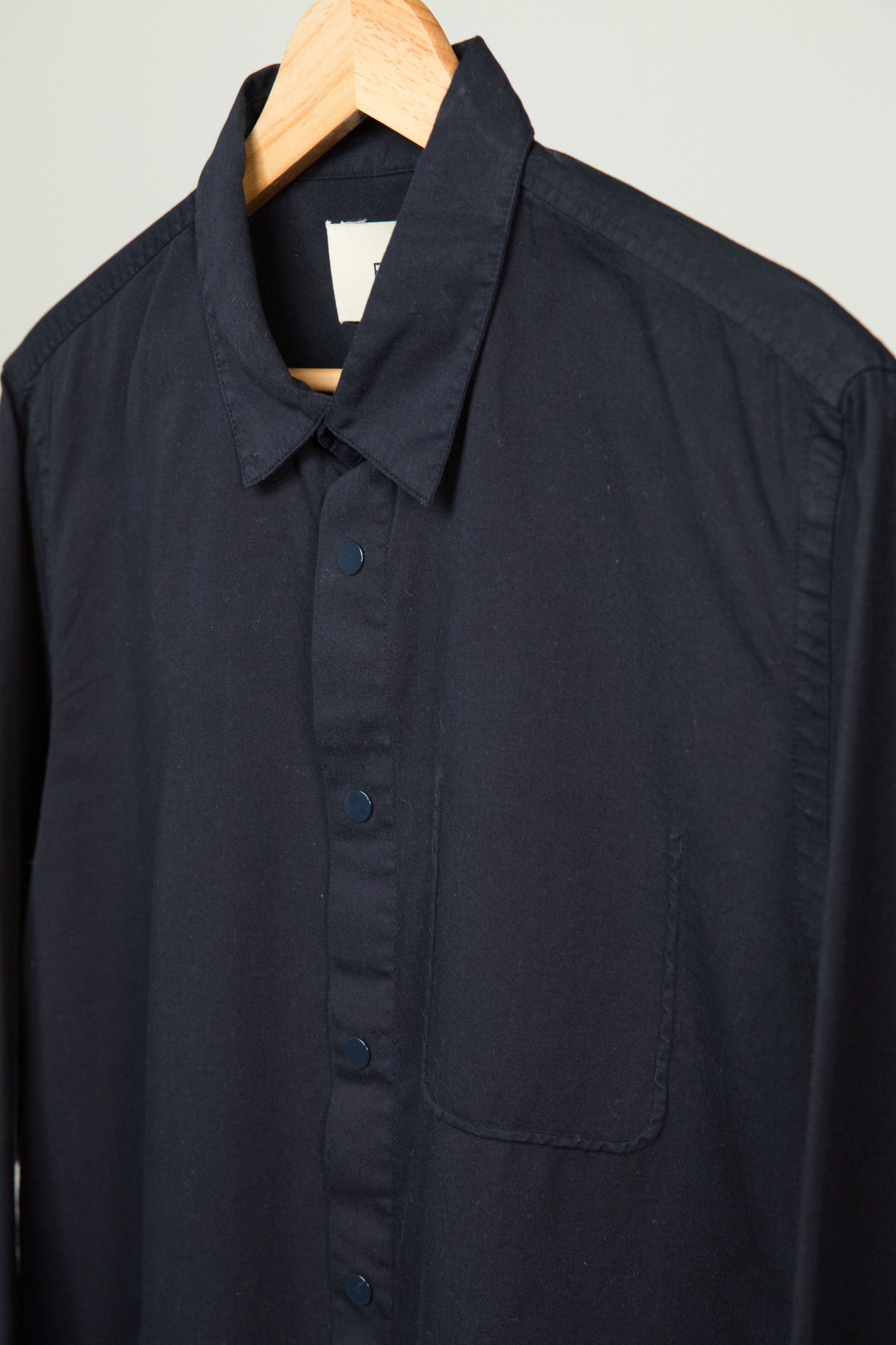 Folk Folk Pop Stud Shirt in Navy Size US M / EU 48-50 / 2 - 2 Thumbnail