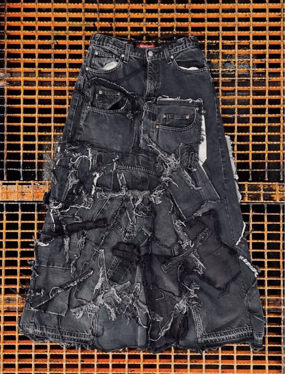 Other OPIUM GOTHIC PUNK SKIRT REWORKED Size 29" - 10 Thumbnail