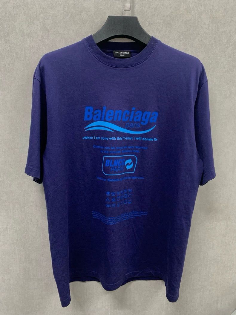 Balenciaga Balenciaga Eco Logo Short Sleeve Size US XXS / EU 40 - 1 Thumbnail