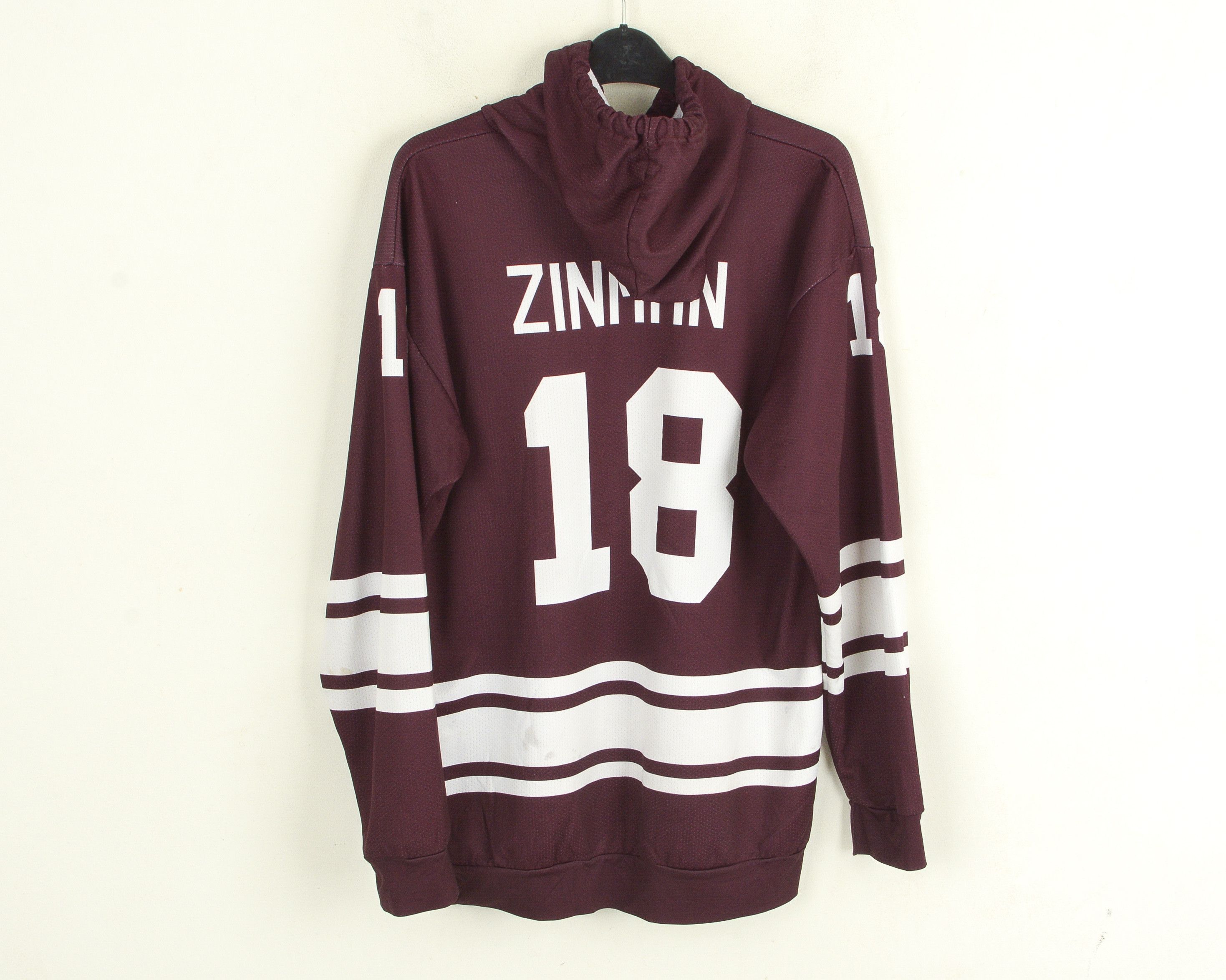 NHL Hanover Pryde Gear M Ice Hockey Hoodie Pullover #18 Zinman Size US M / EU 48-50 / 2 - 4 Thumbnail