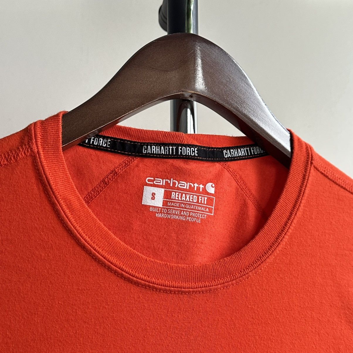 Carhartt × Vintage CARHARTT FORCE RELAXED FIT POCKET TEE Size US S / EU 44-46 / 1 - 4 Thumbnail