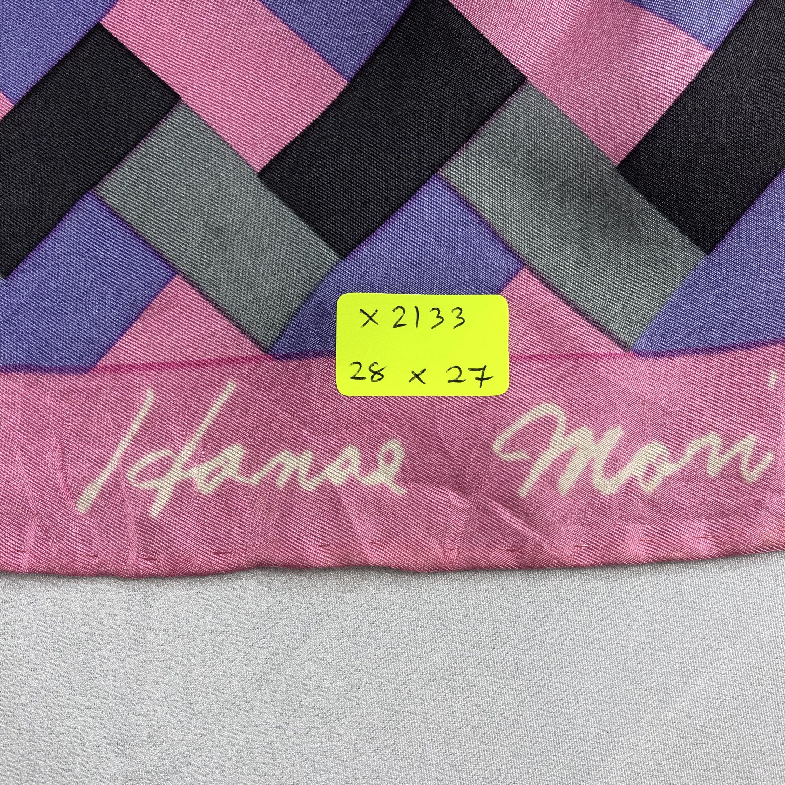 Hanae Mori Vintage Hanae Mori Silk Scarf Size ONE SIZE - 5 Thumbnail