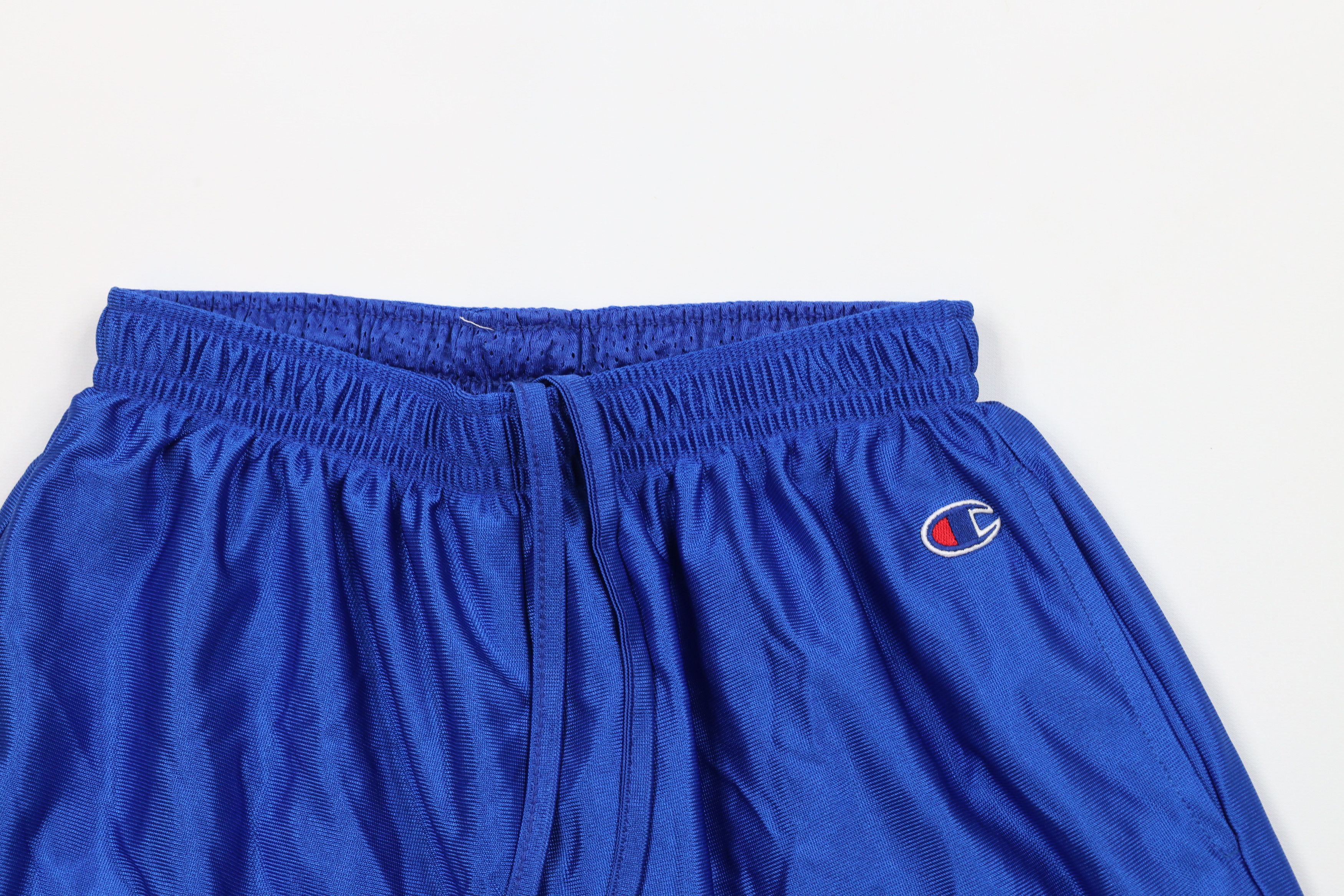 Champion × Vintage Vintage 90s Champion Reversible Basketball Shorts Royal Blue Size US 30 / EU 46 - 2 Thumbnail