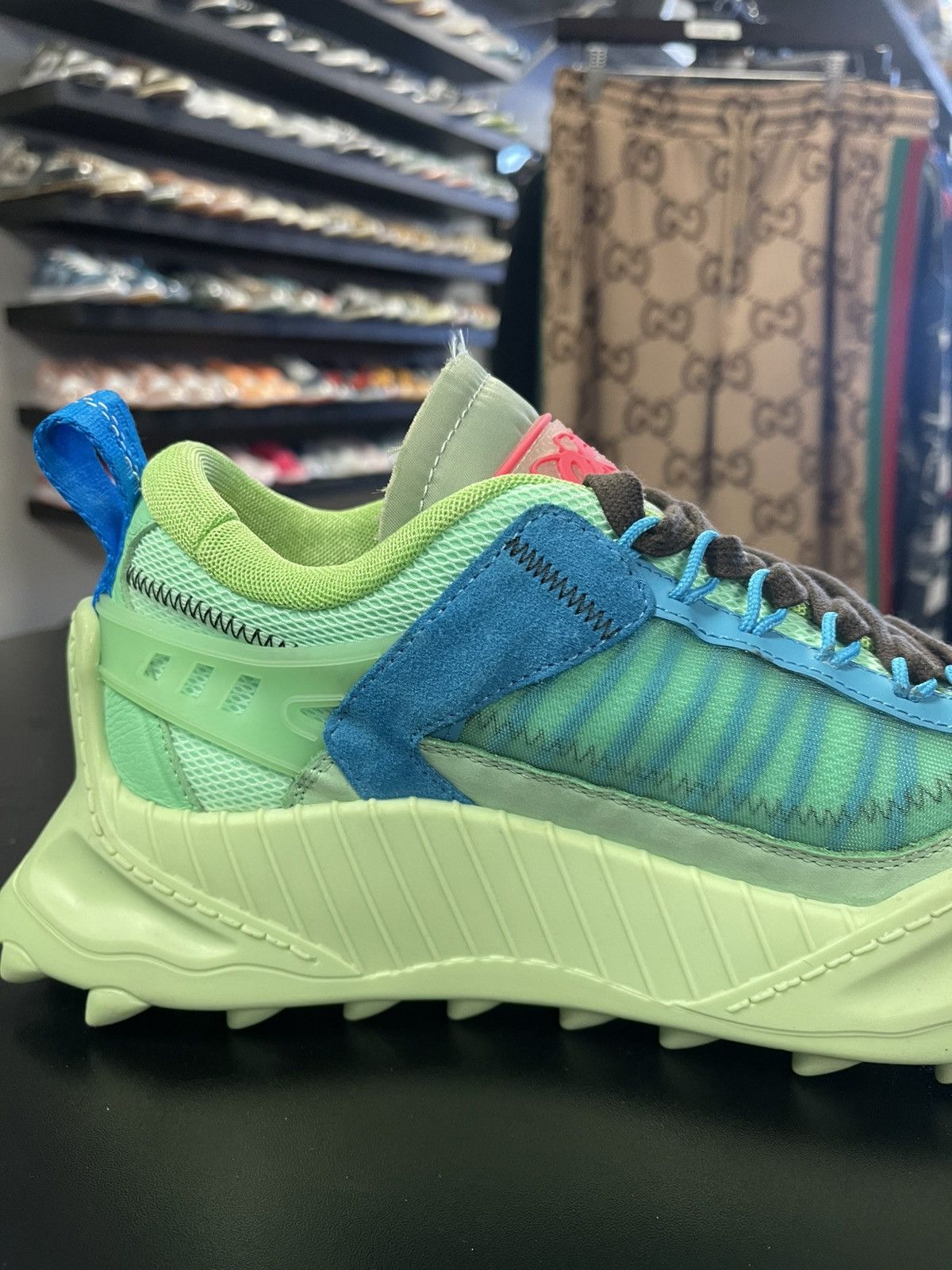 Off-White Size 9/42EU - Off White Odsy 1000 Sneakers Virgil Green Size US 9 / EU 42 - 9 Thumbnail