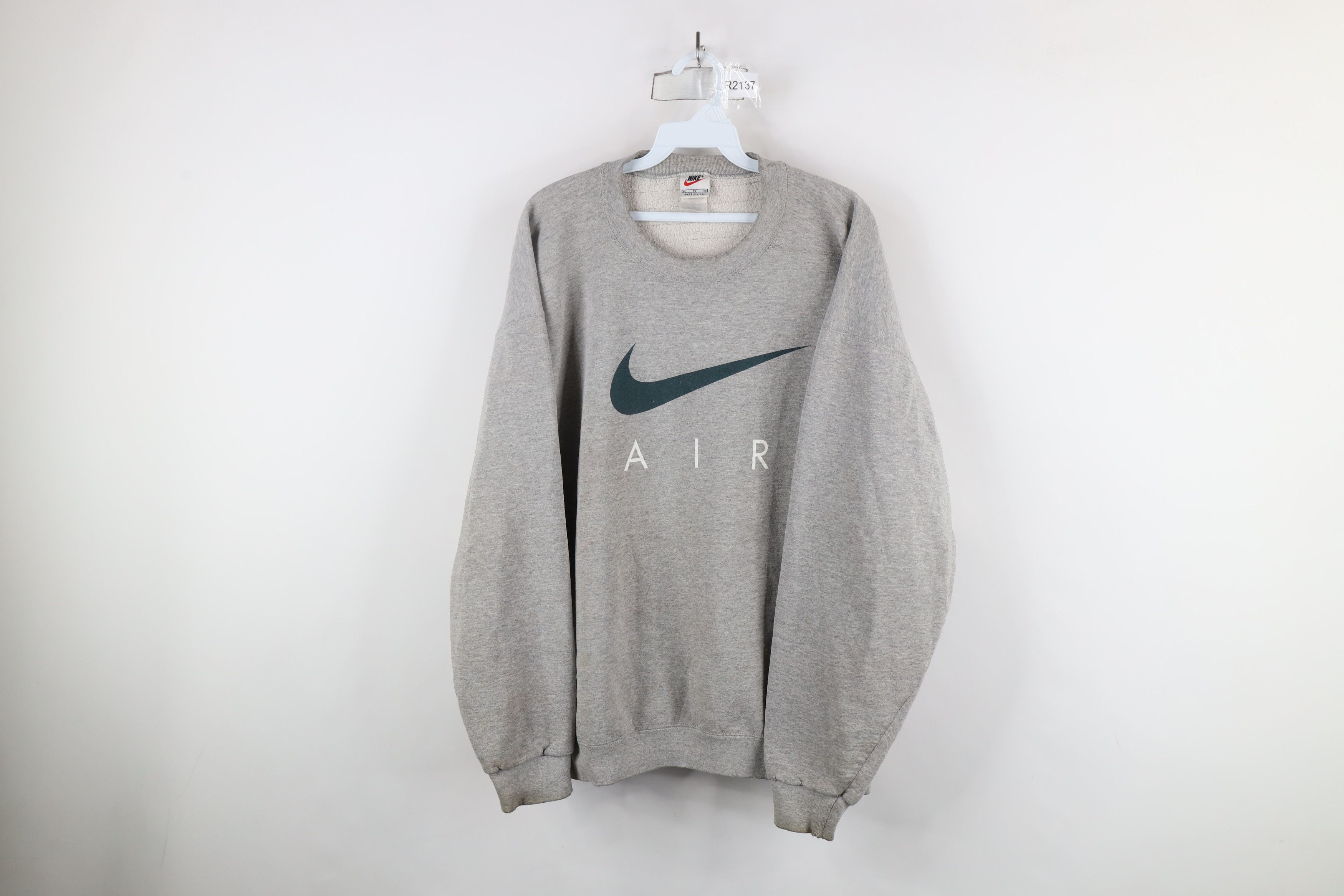 Crew Neck Nike Air Vintage Pullover Vintage 90s Nike Air Big