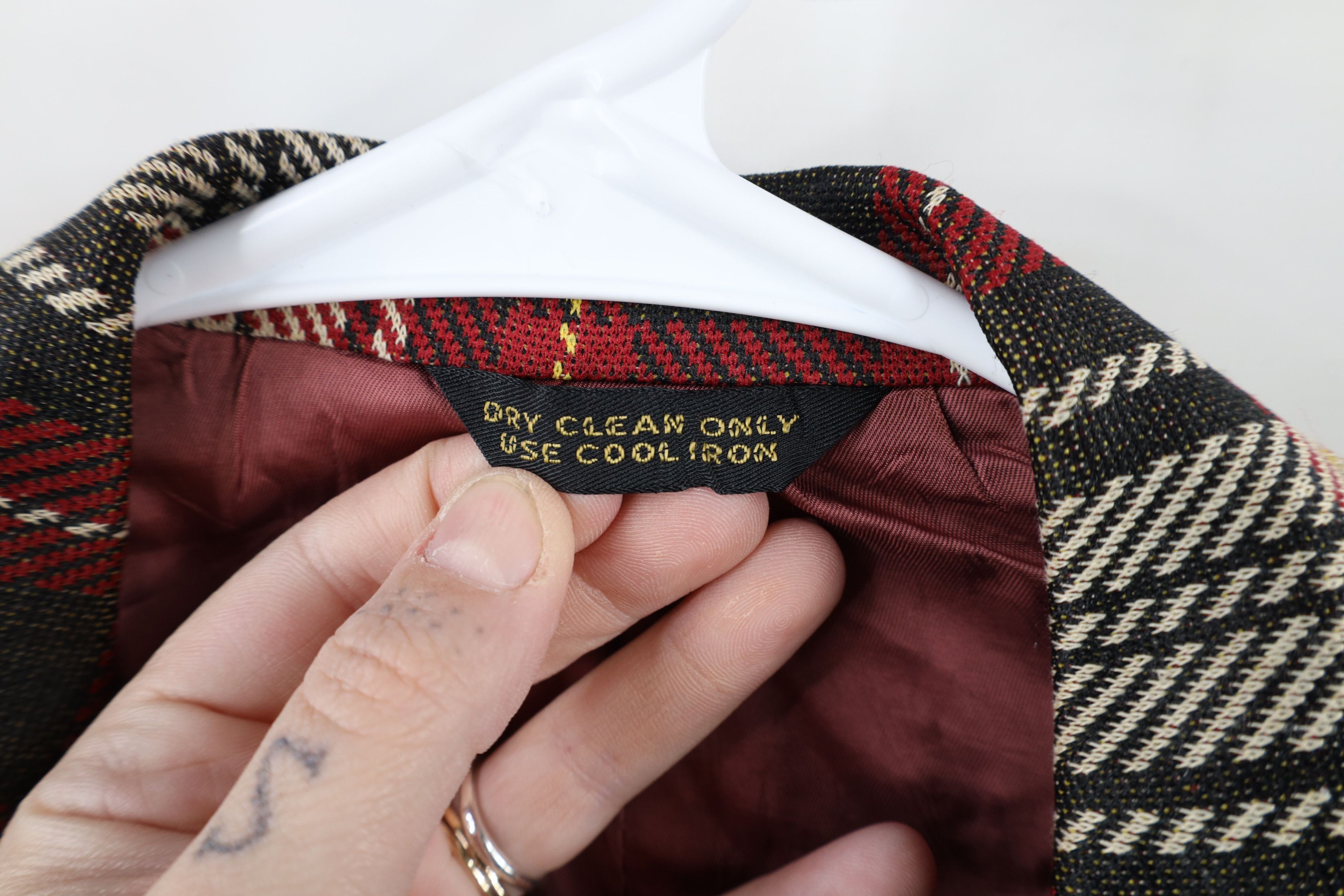 Vintage Vintage 60s 70s Streetwear Suit Coat Blazer Jacket Plaid USA Size US L / EU 52-54 / 3 - 9 Thumbnail