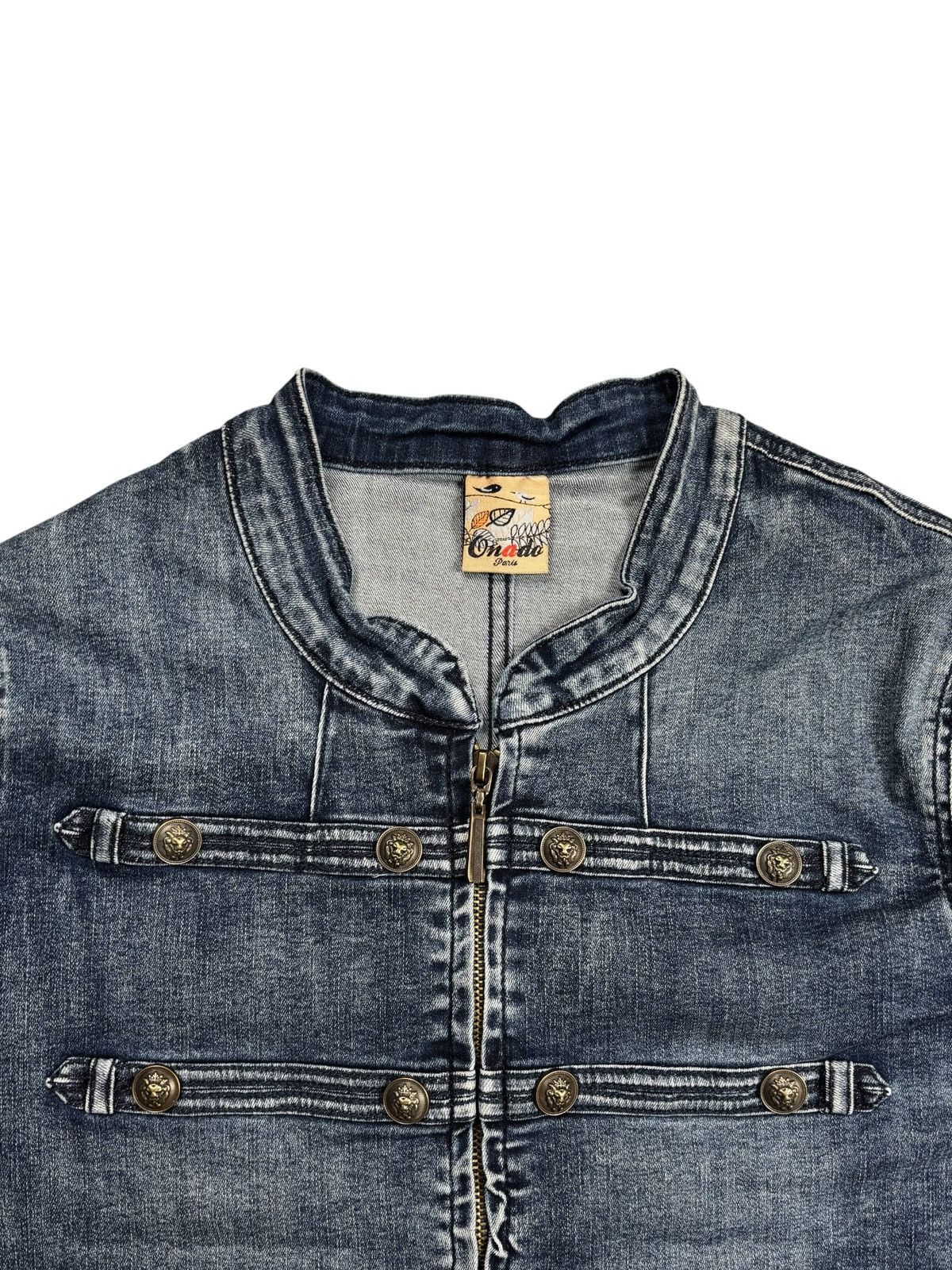 Hysteric Glamour 2000s Onado Paris - Napoleon Denim Jacket Size US M / EU 48-50 / 2 - 4 Thumbnail