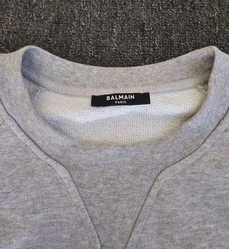 Balmain Balmain Men's Flocked Sweatshirt. Q4 Size US S / EU 44-46 / 1 - 6 Thumbnail