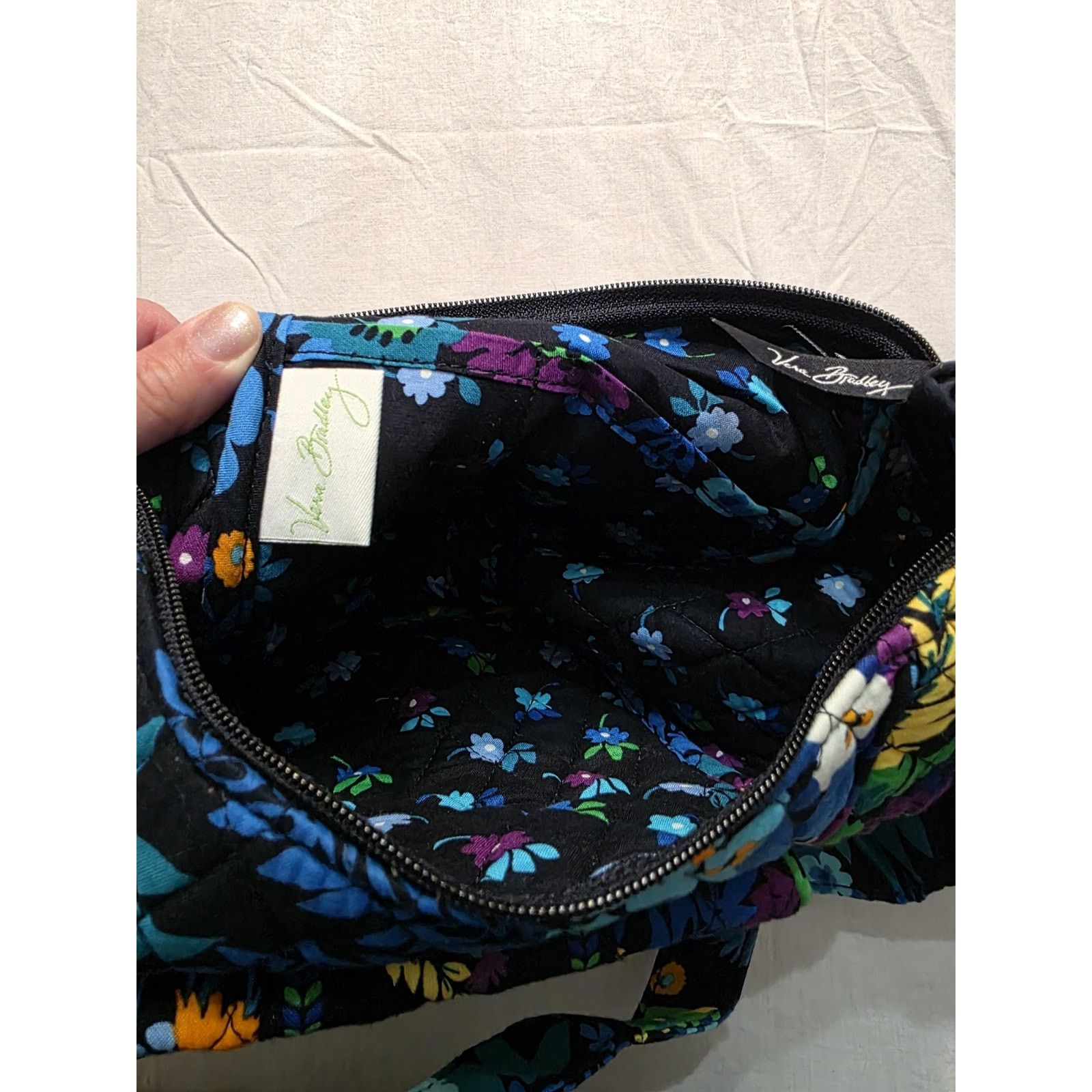 Vera Bradley Vera Bradley Midnight Blue Quilted Crossbody Bag Multi Pockt Size ONE SIZE - 7 Thumbnail