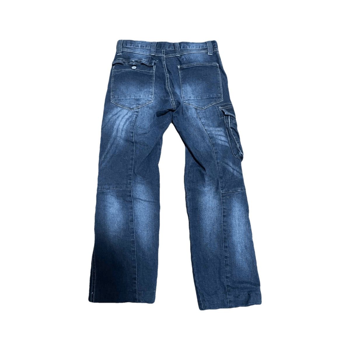 Le Grande Bleu (L.G.B.) 2000s Japanese archive cargo pocket jeans Size US 30 / EU 46 - 6 Thumbnail