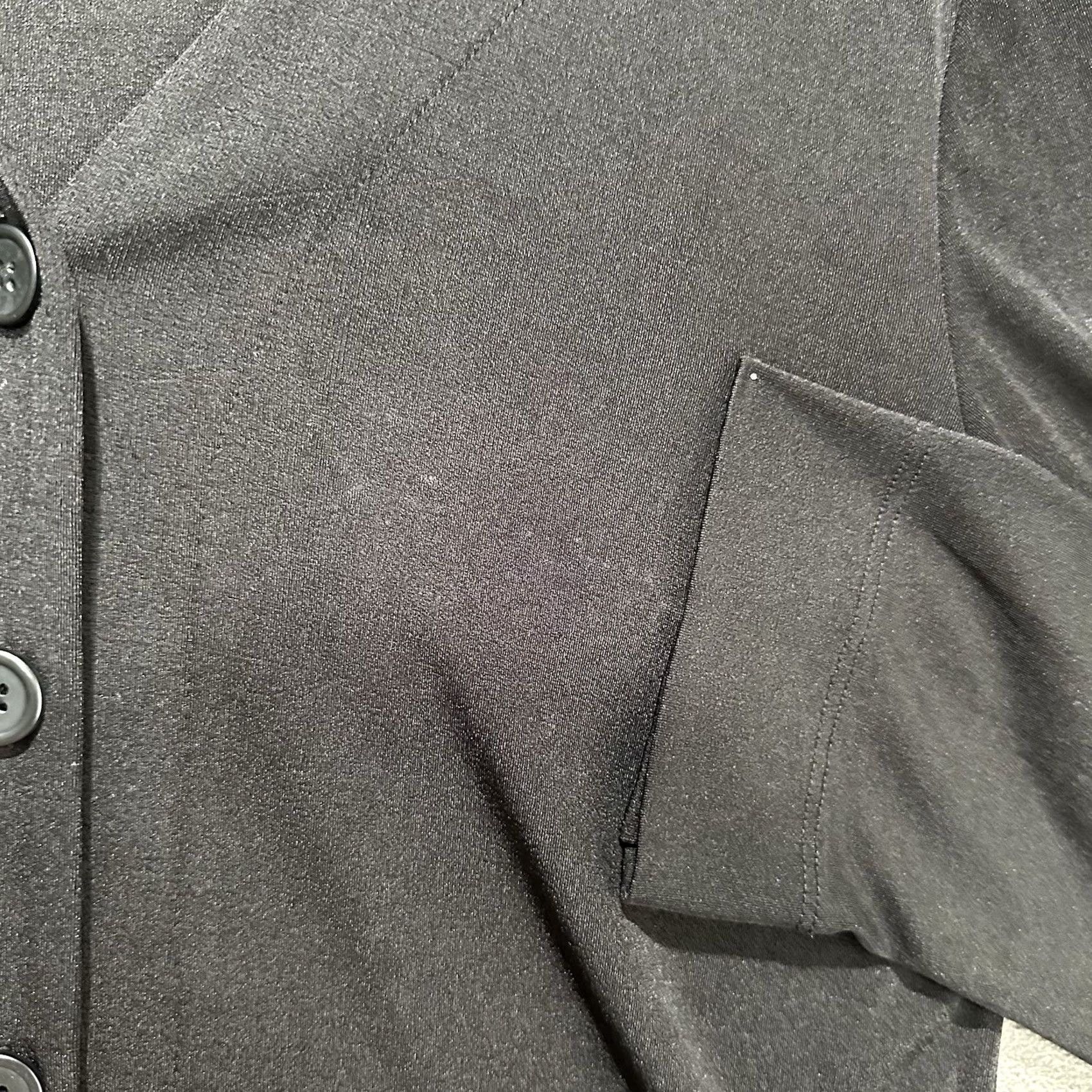 Vintage Notations Womens Button Front Cardigan L Black V-Neck Long Sleeve Top Size L / US 10 / IT 46 - 5 Thumbnail