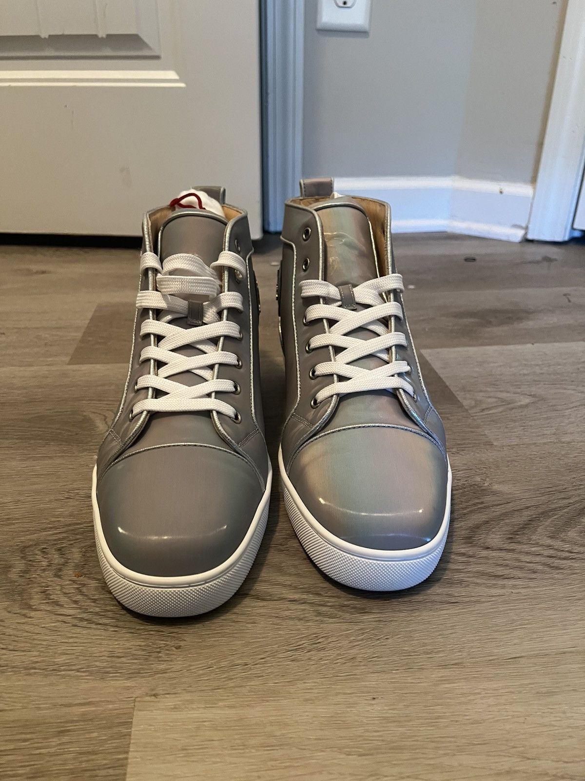 Christian Louboutin Christian Louboutin Louis Orlato Flat Calf Nirvana/GG Size US 13 / EU 46 - 3 Thumbnail