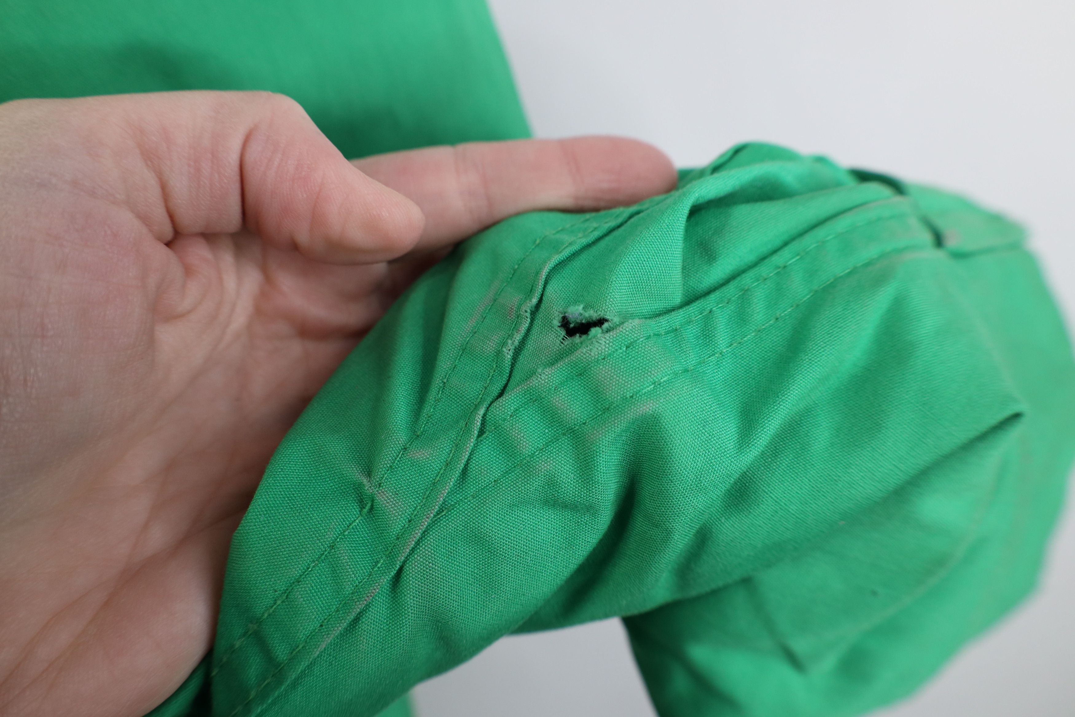 Woolrich Woolen Mills Vintage 70s Woolrich Hooded Parka Jacket Lime Green USA Size XL / US 12-14 / IT 48-50 - 12 Thumbnail