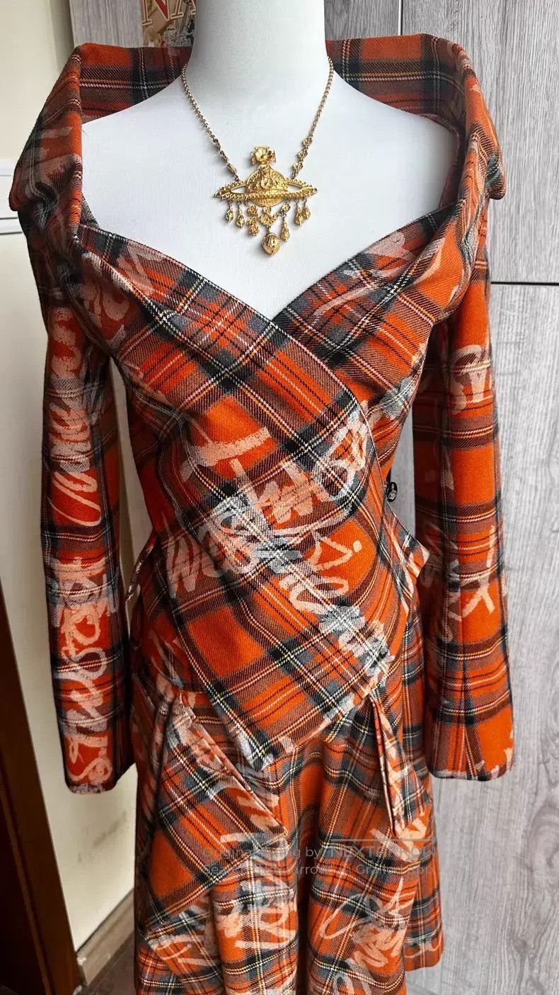 Vivienne Westwood Vivienne Westwood Orange Graffiti Suit Size M / US 6-8 / IT 42-44 - 7 Thumbnail